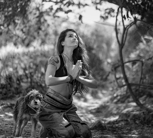 Close-up of a person's profile, breathing calmly with eyes closed.